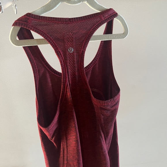 Lululemon swiftly tech racer back tank top size 2 red - Picture 2 of 2